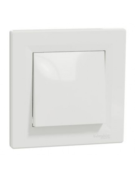 Schneider Asfora – Liht Buton, Çerçeveli – Beyaz