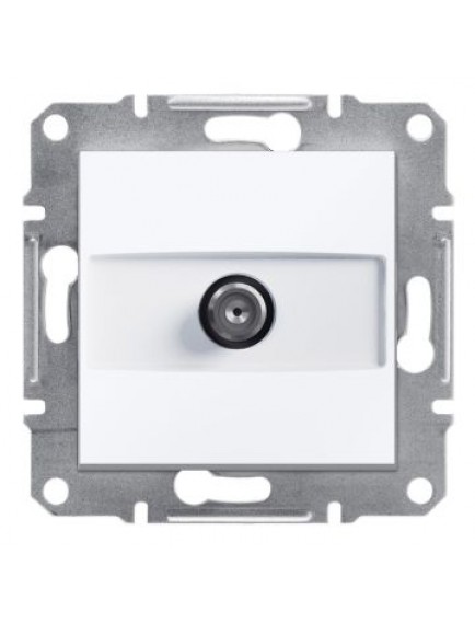 Schneider Asfora – Sonlu SAT Prizi, 1dB – Beyaz