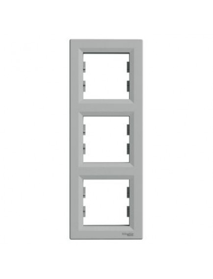 Schneider Asfora – Üçlü Çerçeve Dikey – Alüminyum