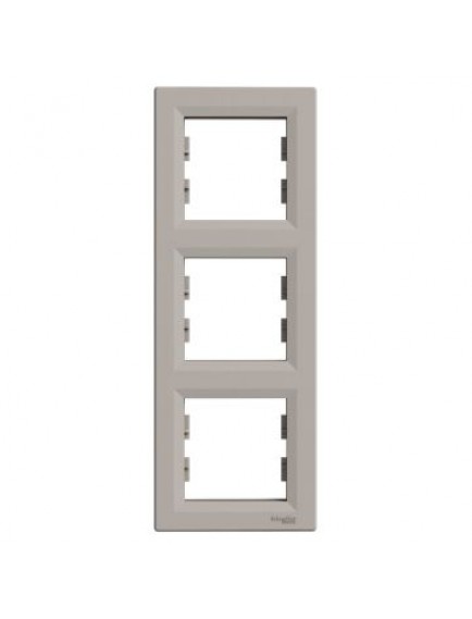 Schneider Asfora – Üçlü Çerçeve Dikey – Bronz