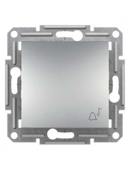 Schneider Asfora – Zil İşaretli Liht Buton – Alüminyum