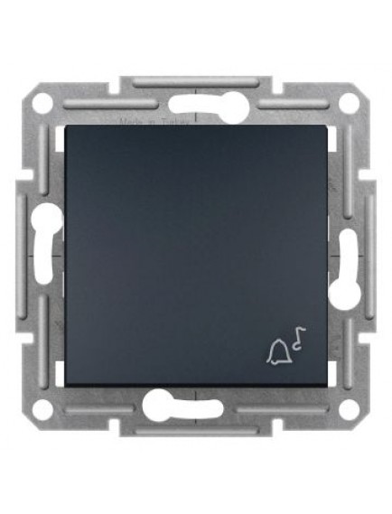 Schneider Asfora – Zil İşaretli Liht Buton – Antrasit