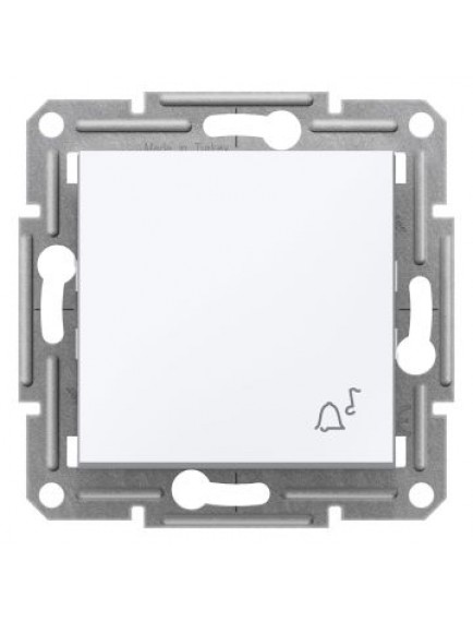 Schneider Asfora – Zil İşaretli Liht Buton – Beyaz