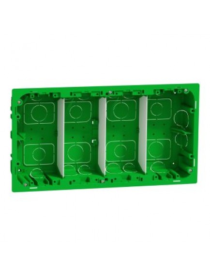 Schneider Unica System+, 4-kolon x 4-modül Sıva-altı Montaj Kasası