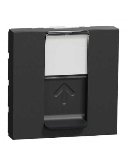 Schneider Veri Soketi, Yeni Unica, Mekanizma, Rj45 Cat5E, U/Utp, Düz, Tıklatın, Kepenk, Şarbon