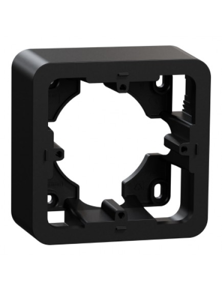 Schneider Yeni Unica Pro Tekli Sıva-üstü Montaj Kasası Antrasit