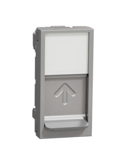 Schneider Yeni Unica, RJ45 Boş Kapak Ünivrsl 2 modül, Alüminyum