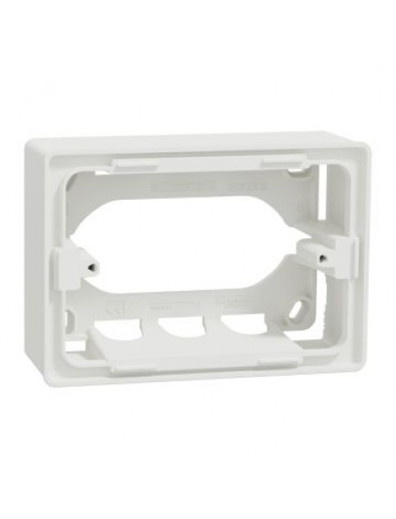 Schneider Yeni Unica Studio 3 modül Sıva-üstü Montaj Kasası Beyaz