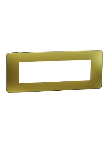 Schneider Yeni Unica, Studio Çerçeve 7 modül Altın/Siyah