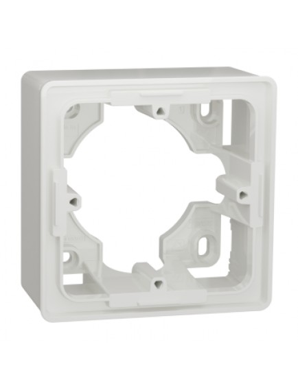 Schneider Yeni Unica Studio, Tekli Sıva-üstü Kasa Beyaz