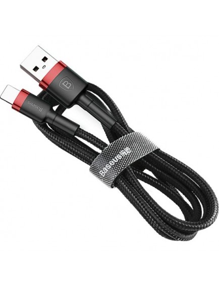 Baseus Type-C Cafule Hızlı Şarj Kablosu USB 3A 1 m  - Kırmızı  - CATKLF-B09