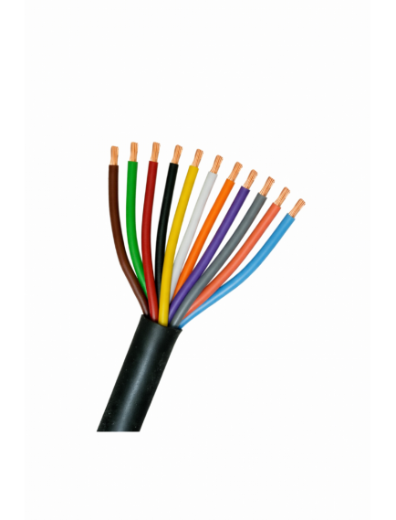 Öznur 10x2.5 PVC İzoleli, Çok Damarlı, İnce Çok Telli Bakır Bükülebilen Bakır İletkenli Kablolar (NYMHY / TTR)