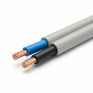 Öznur 2x1.5 mm² PVC İzoleli, Yuvarlak Galvanizli Çelik Tel Zırhlı, Çok Damarlı, Bir veya Çok Telli Bakır İletkenli Kablolar YVZ2V (NYRY)
