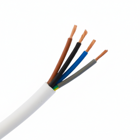 Öznur 4x10 PVC İzoleli, Çok Damarlı, İnce Çok Telli Bakır Bükülebilen Bakır İletkenli Kablolar (NYMHY / TTR)