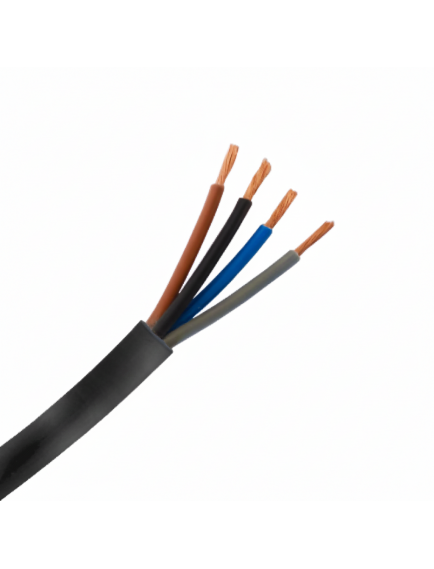 Öznur 4x6 PVC İzoleli, Çok Damarlı, İnce Çok Telli Bakır Bükülebilen Bakır İletkenli Kablolar (NYMHY / TTR)