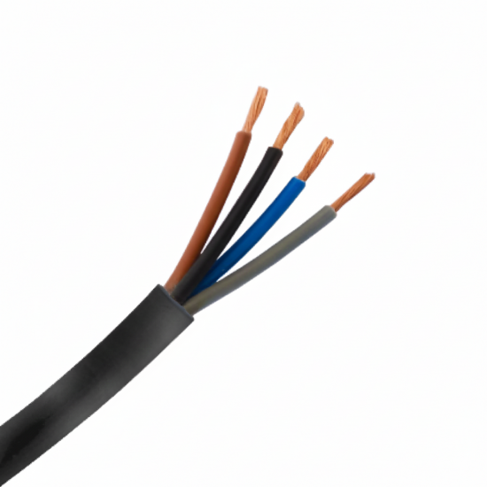 Öznur 4x10 PVC İzoleli, Çok Damarlı, İnce Çok Telli Bakır Bükülebilen Bakır İletkenli Kablolar (NYMHY / TTR)