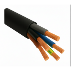 Öznur 5x25 PVC İzoleli, Çok Damarlı, İnce Çok Telli Bakır Bükülebilen Bakır İletkenli Kablolar (NYMHY / TTR)