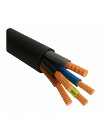 Öznur 5x16 PVC İzoleli, Çok Damarlı, İnce Çok Telli Bakır Bükülebilen Bakır İletkenli Kablolar (NYMHY / TTR)