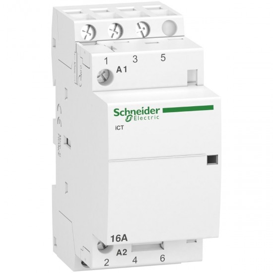 Schneider iCT Kontaktör 3 Kutuplu 3NA 16A 220-240V AC