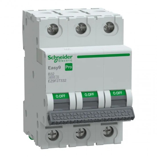 Schneider Easy9 Pro Otomatik Sigorta 32A 3-Kutup B-Eğrisi 6kA