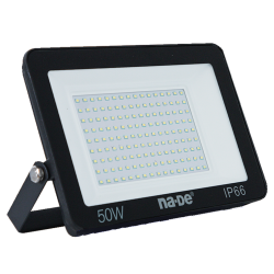 Nade T9965050000 Grassias Slim 50W 6500K Led Projektör, Siyah Kasa