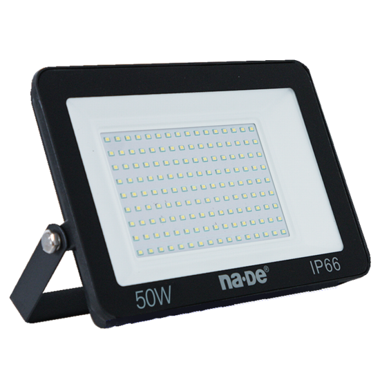 Nade T9965050000 Grassias Slim 50W 6500K Led Projektör, Siyah Kasa