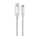 ttec ExtremeCable Ekstra Dayanıklı USB-A - USB-C Şarj Kablosu 150cm Gümüş