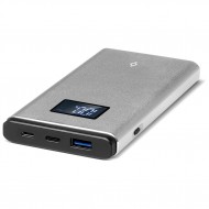 ttec AlumiSlim LCD QC 3.0 10.000mAh Taşınabilir Şarj Aleti / Powerbank Uzay Grisi