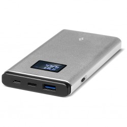 ttec AlumiSlim LCD QC 3.0 10.000mAh Taşınabilir Şarj Aleti / Powerbank Uzay Grisi