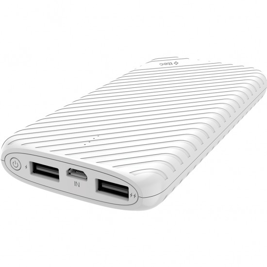 ttec MyPower Slim 10.000mAh Taşınabilir Şarj Aleti / Powerbank Beyaz