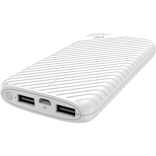 ttec MyPower Slim 10.000mAh Taşınabilir Şarj Aleti / Powerbank Beyaz