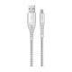 ttec ExtremeCable Ekstra Dayanıklı USB-A - Micro USB Şarj Kablosu 150cm Gümüş