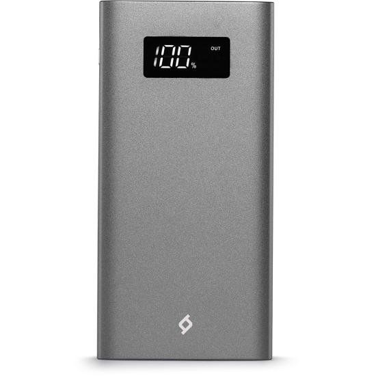 ttec AlumiSlim LCD 7.000mAh Taşınabilir Şarj Aleti / Powerbank Uzay Grisi