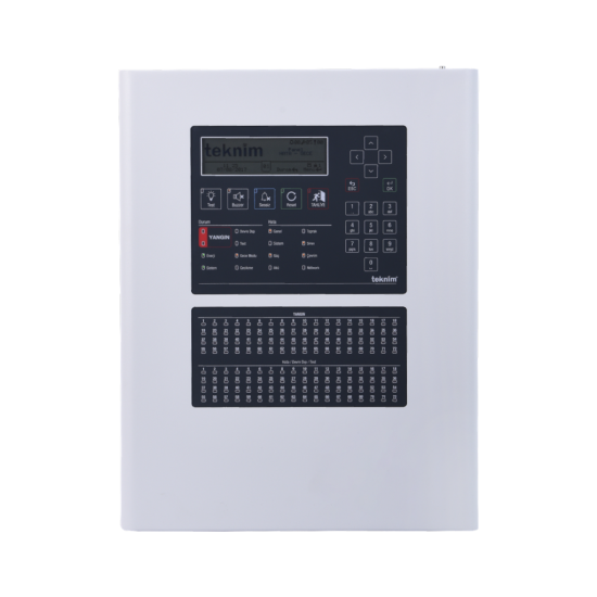 Teknim TFP-2112 2 Loop Akıllı Adresli Yangın Alarm Paneli, Network Edilebilir