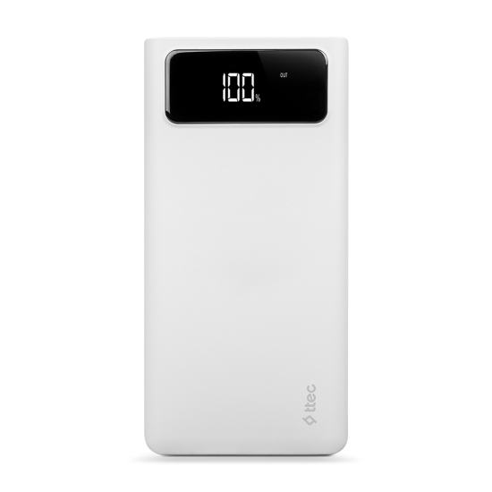 ttec ReCharger Mega 50.000 mAh PD 20W Taşınabilir Hızlı Şarj Aleti / Powerbank Beyaz
