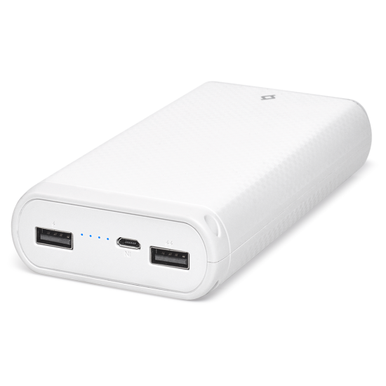 ttec S20000 20.000mAh Taşınabilir Şarj Aleti / Powerbank Beyaz