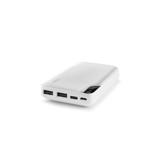 ttec ReCharger Duo LED 10.000mAh Taşınabilir Şarj Aleti / Powerbank Beyaz