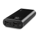 ttec AlumiSlim Multi LCD 20.000mAh Taşınabilir Şarj Aleti / Powerbank Siyah