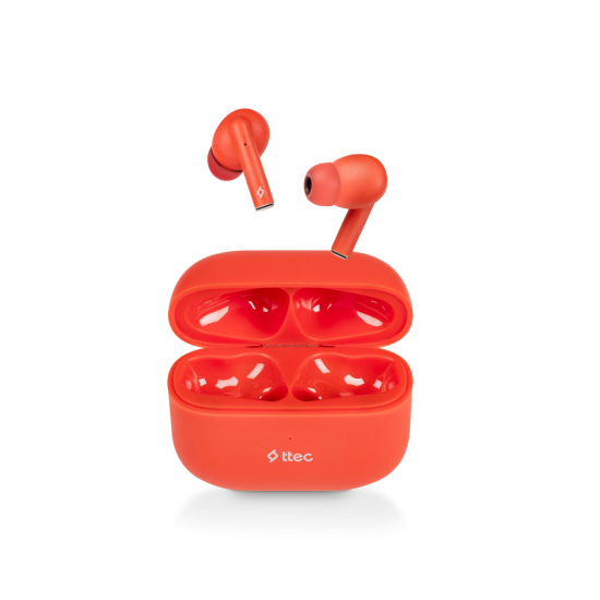 ttec AirBeat Tone Gerçek Kablosuz TWS Bluetooth Kulaklık Nar Çiçeği