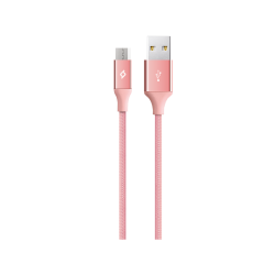 ttec AlumiCable USB-A - Micro USB Şarj Kablosu Roze Altın