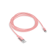 ttec AlumiCable USB-A - Micro USB Şarj Kablosu Roze Altın