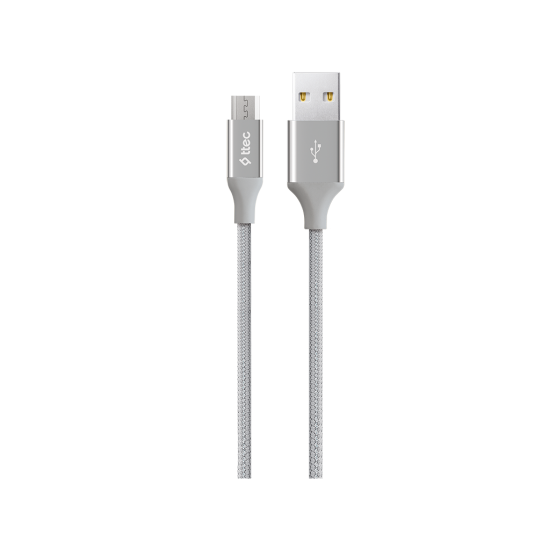 ttec AlumiCable USB-A - Micro USB Şarj Kablosu Gümüş