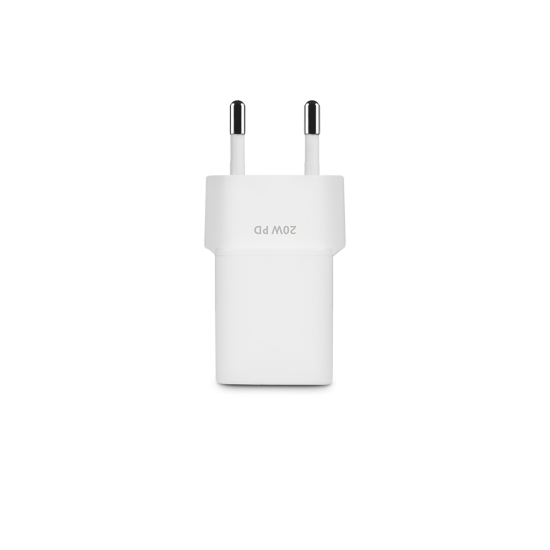 ttec SmartCharger GAN 20W PD Seyahat Hızlı Şarj Aleti + USB-C - USB-C 3A Kablo Beyaz