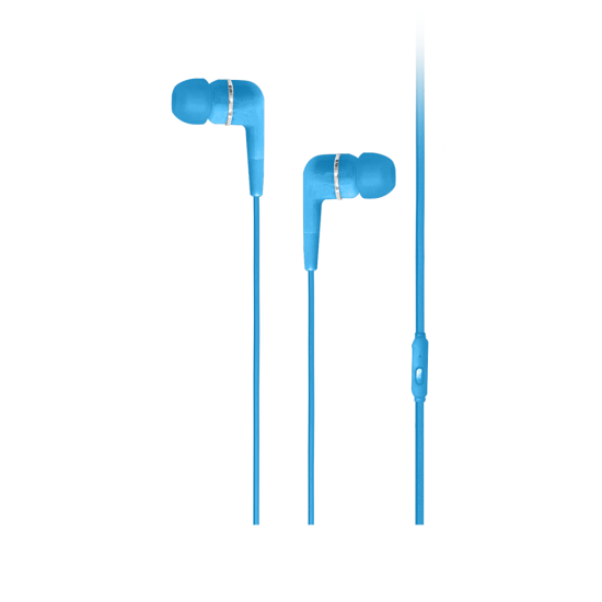 Taks E10 Mikrofonlu Kulak İçi Kulaklık Silikonlu Mavi