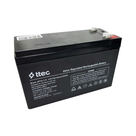 ttec 12vs 12V 7Ah BASE Bakımsız Kuru Akü (TSS)
