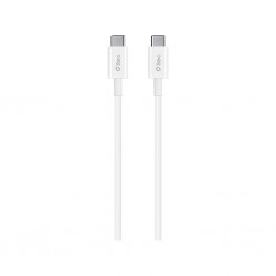 ttec USB-C - USB-C 120cm 60W PD/QC Hızlı Şarj/Data Kablosu Beyaz Beyaz