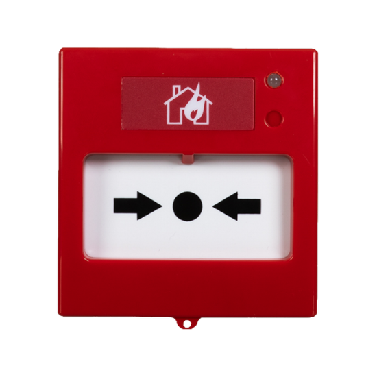 Teknim TFB-3167 Konvansiyonel Alarm Butonu, Tekrar Kurulabilir, Led Göstergeli