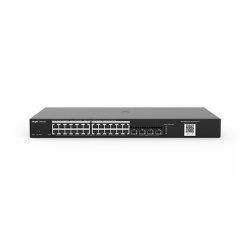 Reyee RG-NBS3100-24GT4SFP-P-V2 24 Portlu, 10/100/1000 Gigabit, L2 Yönetilebilir Switch, 4 SFP, 24 Port PoE+ (370W)