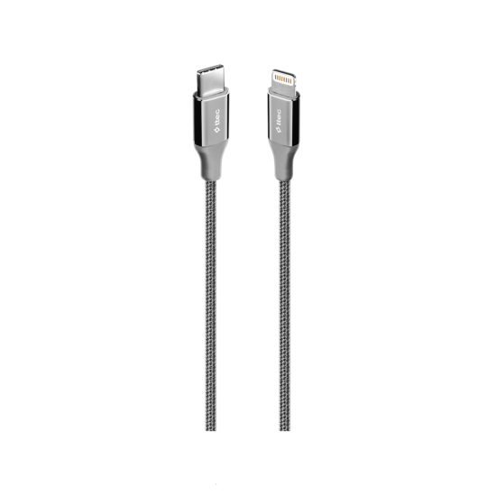ttec AlumiCable USB-C - Lightning Hızlı Şarj Kablosu 150cm Uzay Grisi