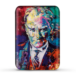 ttec ArtPower Atatürk Renkli Portre 10.000 mAh Taşınabilir Şarj Aleti / Powerbank Siyah